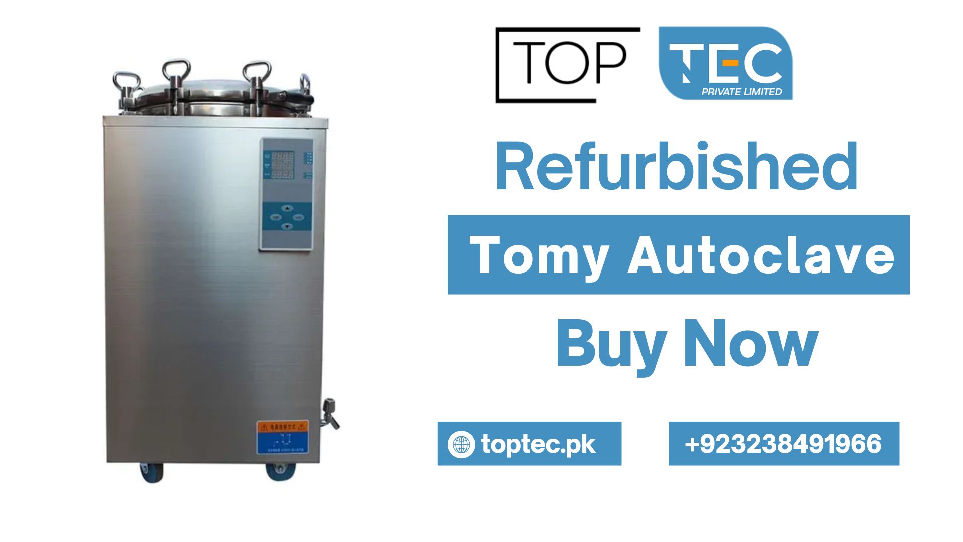 Refurbished Tomy Autoclave toptec