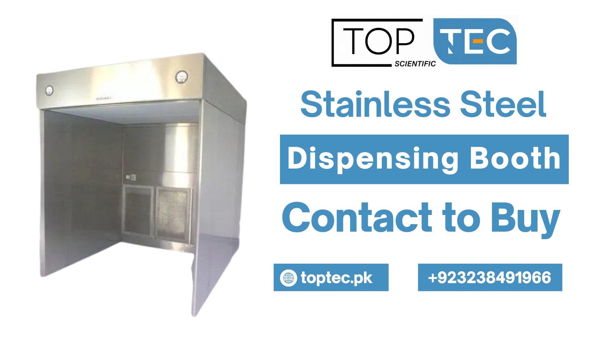 Stainless Steel Dispensing Booth